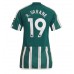 Manchester United Raphael Varane #19 Replika Borta matchkläder Dam 2023-24 Korta ärmar